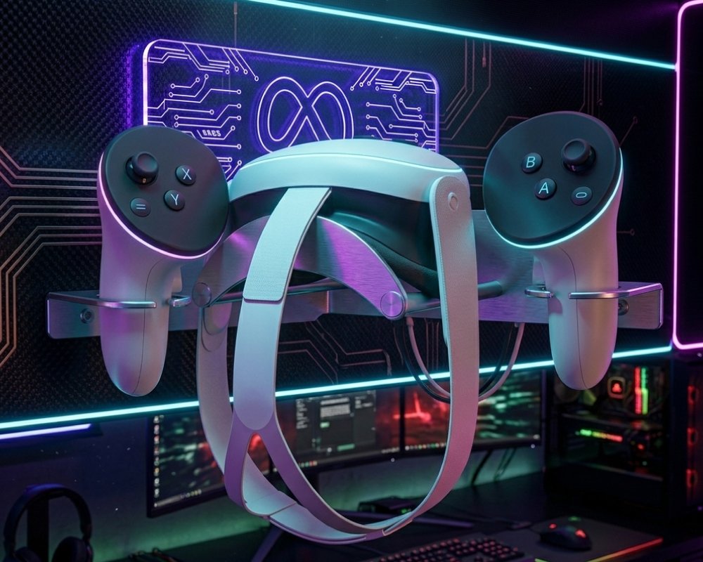VR Wall Mount for Meta Headsets
