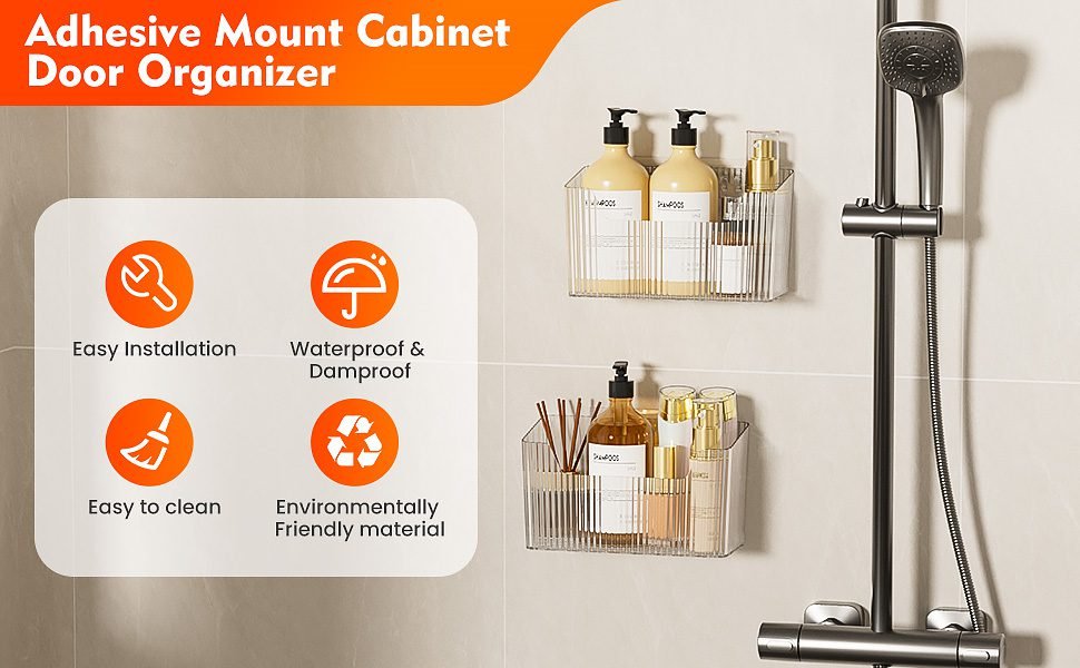 Stackable Clear Plastic Storage Organizer