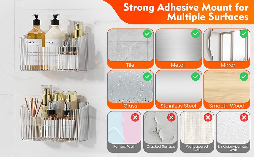 Stackable Clear Plastic Storage Organizer