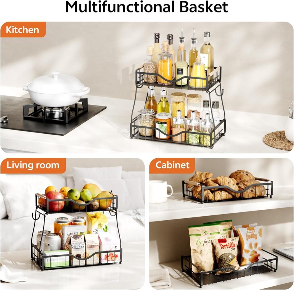 Basket for Kitchen Countertop