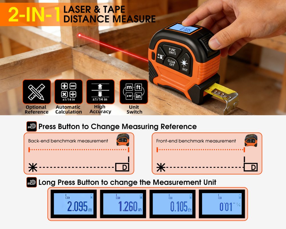  Laser Measuring Tool